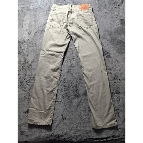 Levi's 511 Slim Straight Men's Pants Size 30x32 Khaki - Picture 10 of 12